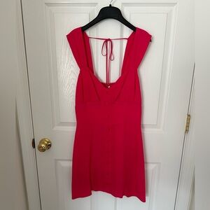 Reformation Hot Pink Minidress